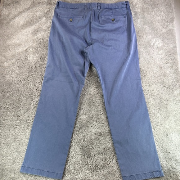 Tommy Bahama Boracay Chino Pants Mens 36x30* Blue Stretch Tencel Flat Front Golf - Picture 3 of 10